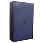 Roldeurkast Antraciet Blauw 195 x 120 x 47