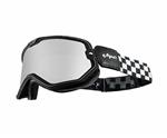 Torc black checkers mojave classic retro motorbril