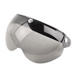 Flip up 3 knop brilvizier light smoke