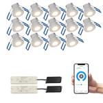 Smart Inbouwspots Set Buiten 14-stuks