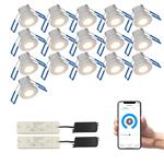 Smart Inbouwspots Buiten Verlichting Set 16-stuks
