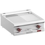 Elek. bakplaat, 1/2 vlakke 1/2 geribde, hard verchr., module 1/1  -top- | Diamond | E7/PMCD7T-N