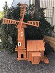 Windmolen met Watermolen - 160 cm - Geïmpregneerd Hout