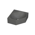 Hoekfontein INK Matrix Quartz Zonder Kraangat 27 x 27 x 10 cm Grijs 3404332