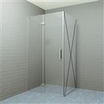 Douchedeur Boss & Wessing P&C Design 200x100 cm RVS Look