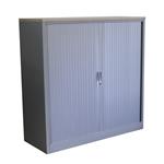 Roldeurkast Zilvergrijs Licht Eiken H120xB120xD47