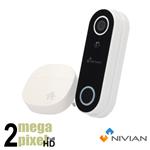 Nivian Full HD Wifi deurbel kit - smart home - micro SD-kaart - audio - IPC-DB1