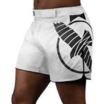 Hayabusa Icon Mid-Length Vechtsport Broek Wit Zwart