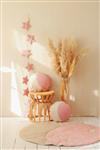 Fluwelen slinger  met sterren - Soft Pink Dust Sterren Soft pink