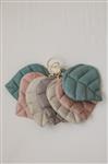 Linnen slinger met bladeren - Spring - mintgroen, roze, grijs, donkerbeige Spring Dream
