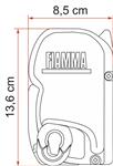 Fiamma F45L 550 Deep Black-Royal Grey