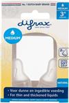 Flessenspeen - Natural - Medium - 2st difrax