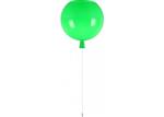 Plafondlamp Ballonlamp Groen Middelgroot inclusief 4W LED lamp - Funnylights