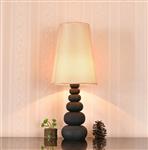 Tafellamp Modern Bruine Kap 52 cm - Valott Sinappi