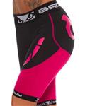 Bad Boy Dames Sphere Dames Compressie Shorts Zwart Roze
