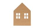 Huis - silhouette - MDF