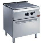 Fornuis doorkookplaat, gasoven gn 2/1 | Diamond | G17/TF8-N