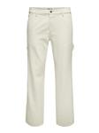 Edge Straight Car Ecru Denim Beige