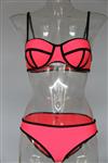 Beugel bikini Neopreen triangle M L XL *ZOMER 2024* DONKER ROZE