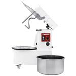 Spiraalkneder 22 liters kantelbare kop, verwijderbare kuip, 2 snelheden, timer, op wielen | Diamond 