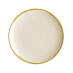 Bord / coupebord - &#216; 17,8 cm - zand - per 6 stuks - Olympia Kiln - FA025