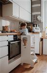 Kitchen Helper SLIM - BabyWood - White White