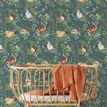 Behang - Woodland Green - 2,8 m rol Woodland 53x280 cm