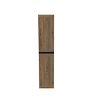 Hoge Kast Arqua Nature Kolomkast 170 cm Eiken Mat Zwart