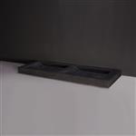 Wastafel Forzalaqua Stockholm Hardsteen Gezoet Zonder Kraangat 160,5x51,5x9 cm