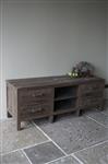 TV-Meubel Driftwood 4 Lades - B160xH60xD50 Cm