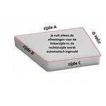 Trapezium Matras op maat (Matrastype: SG25)