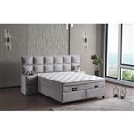 Opberg Boxspring Zand (Maat selecteren: 140X200)