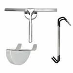 Badkamerwisser Set Chroom