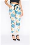Dames - Skinny - Broek - Artflow - Met-Bloemenprint 21078