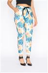 Dames - Skinny - Broek - Artflow - Met-Bloemenprint 21078