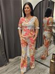 Travel Top Print  2415 Multi Flower