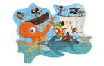 Contour puzzel - piraten
