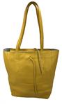 Gele Vera Pelle leren shopper