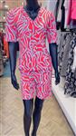 Travel Shorts Print Graphic 2423 Red