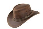Outdoor hoed 'Irving' in Hunter Brown