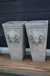 Pot Bloembak Beton Ramskop H30 x B17 Cm