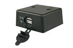 Dubbele USB stekkerdoos 2.1A /1.0A opbouw