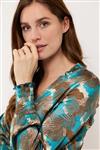 Monica Blouse 24VZG39 Bermudablauw