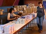   Vacature voor het verpakken van folders