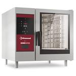 Gasoven met boiler, stoom en convectie 6x gn 1/1+ cleaning | Diamond | SBGS/XC-06