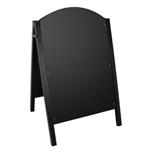 Olympia stoepbord met zwart metalen frame