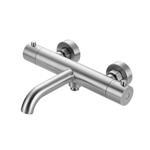 Badthermostaat Best Design Ore Opbouw HOH 15 cm Rond RVS