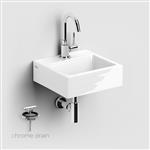 Fonteinset Clou Flush 1 Incl. Toebehoren 9x28 Cm Glanzend Wit