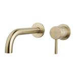 Afbouwdeel Eenhendel BWS Karsten Wastafelkraan Met Coldstart Geborsteld Messing