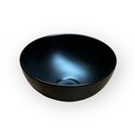 Waskom Casajoy Bold 28x12cm Keramiek Rond Zwart